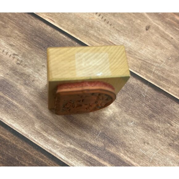 VERY RARE 1995 PSX D-1498 Bethlehem Religious Christmas WOOD MOUNTED RUBBER STAM - Picture 4 of 4